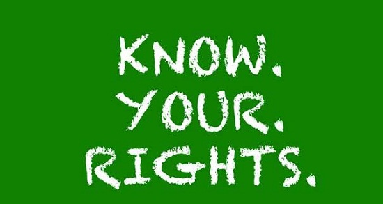 BE AWARE OF YOUR RIGHTS AS A CUSTOMER