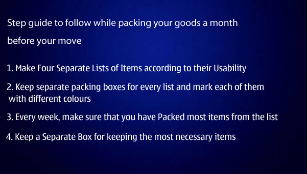 step by step guide packing your goods