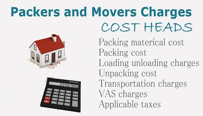 approximate Packers Movers charges