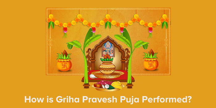 How is griha pravesh puja performed