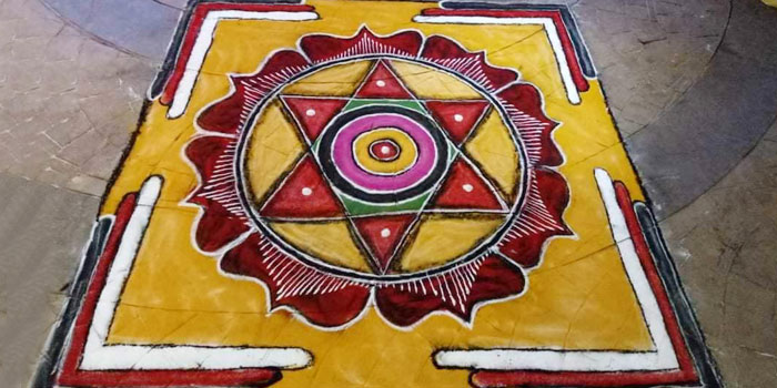 Rangoli design for vastu