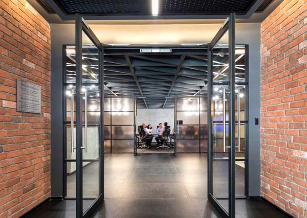 Entrance of office