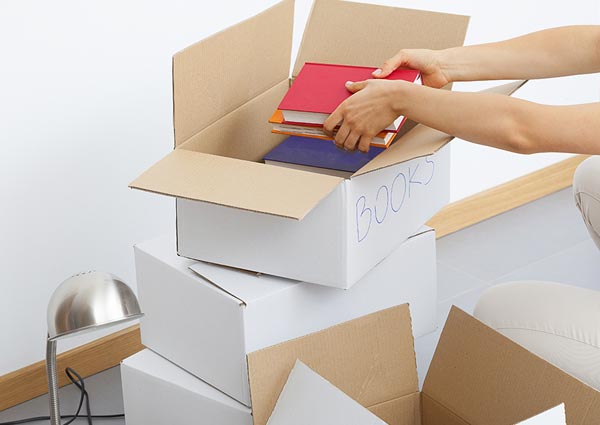 How to pack books