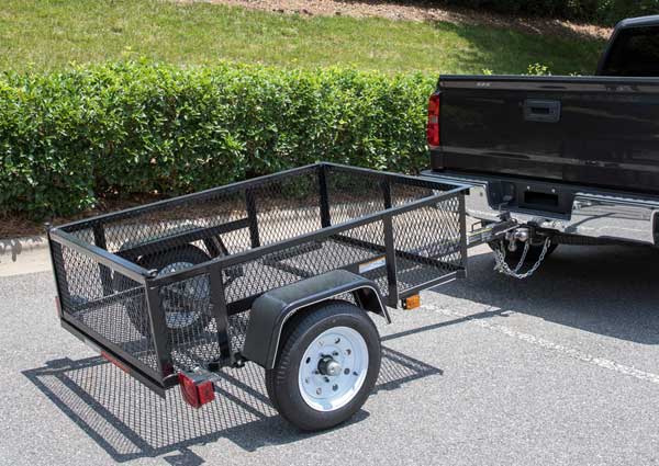 Relocation by mini tow trailer