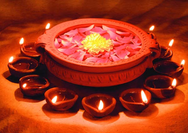 Diwali Decoration Ideas with Diyas Candles