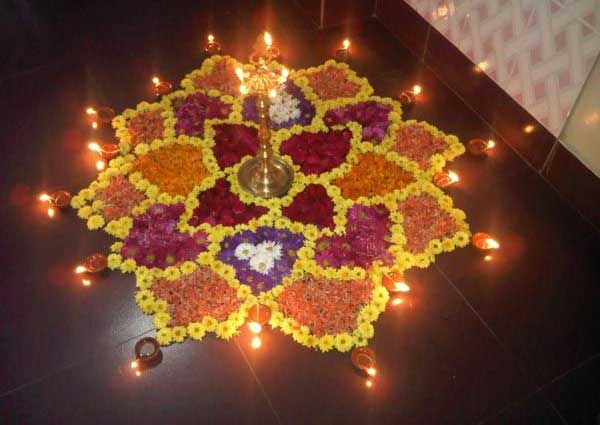 Diwali Decoration Ideas with Flowers