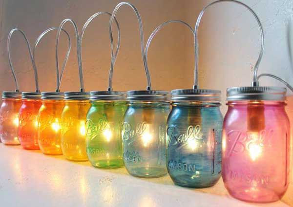Mason jar lights