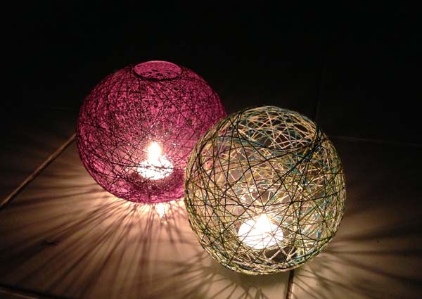 Thread lanterns