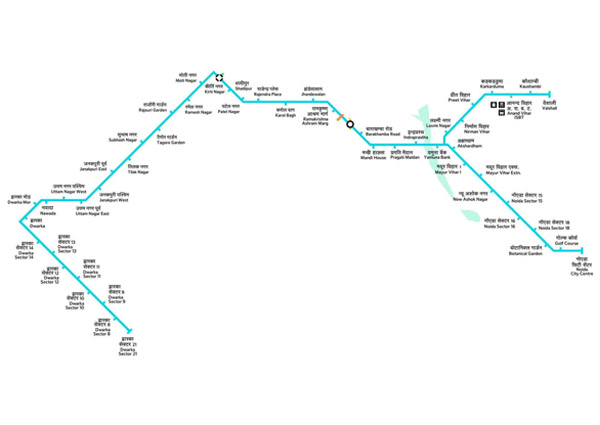 Delhi Metro Blue Line