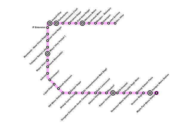 Delhi Metro Pink Line