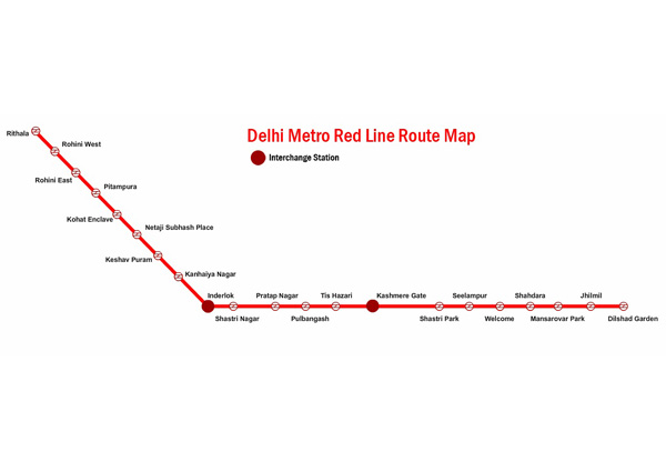 Delhi Metro Red Line
