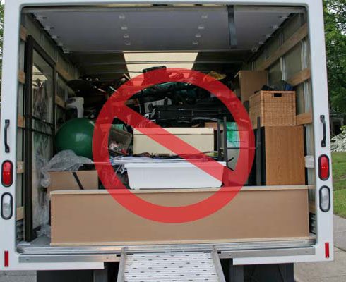 Things Not to Put in a Truck While Shifting Home