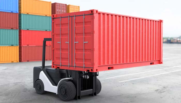 What is a moving container, and how is it helpful in shifting?