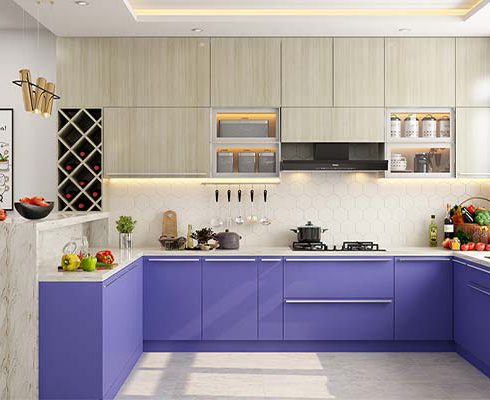 colour combination of kitchen