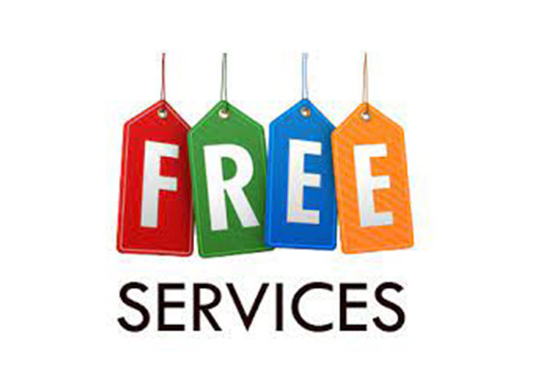 Never hesitate to ask for free services