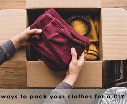 Ways to pack your clothes for a DIY shift