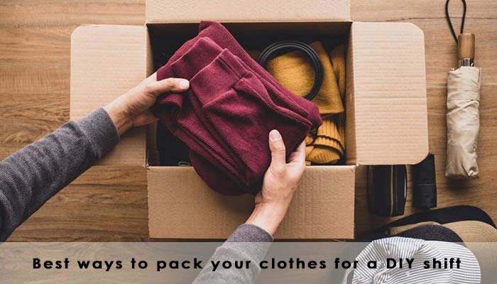 Ways to pack your clothes for a DIY shift