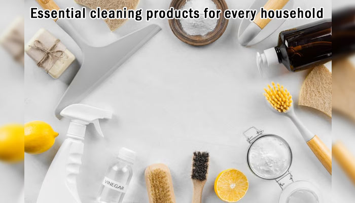 list of essential cleaning products for every household
