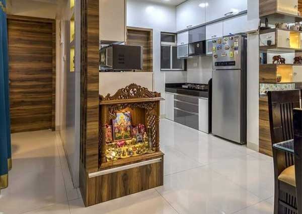 Place a Small Temple in Kitchen