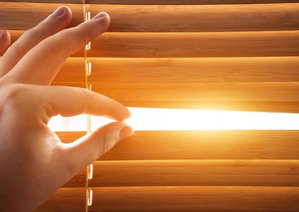Block sunlight from windows from entering the house