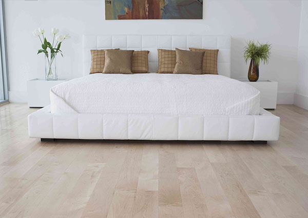 Have light-coloured flooring for living room 