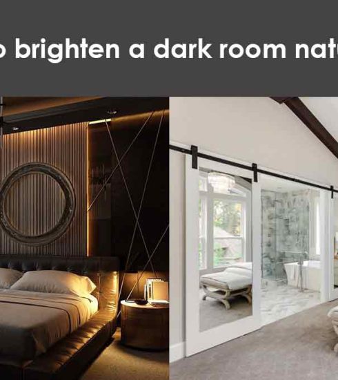 how to brighten a dark room naturally