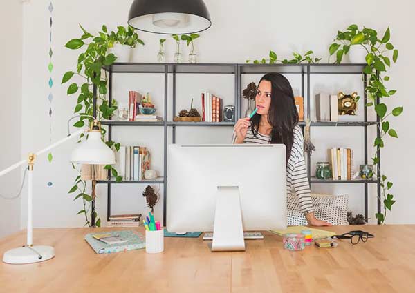 What is the need to have a separate work space at home?