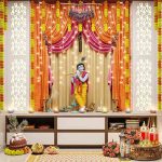 how to decorate temple for krishna janmashtami