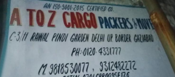 A To Z Cargo Packers & Movers
