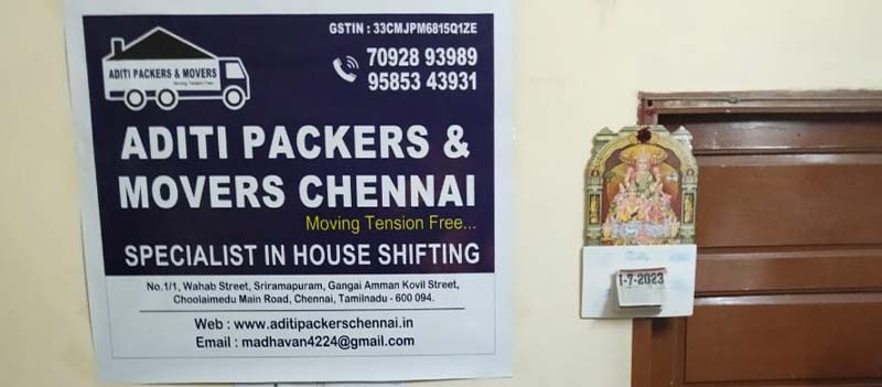 Aditi Packers And Movers Chennai