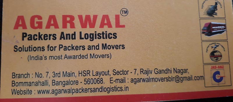 Agarwal Logistics And Packers