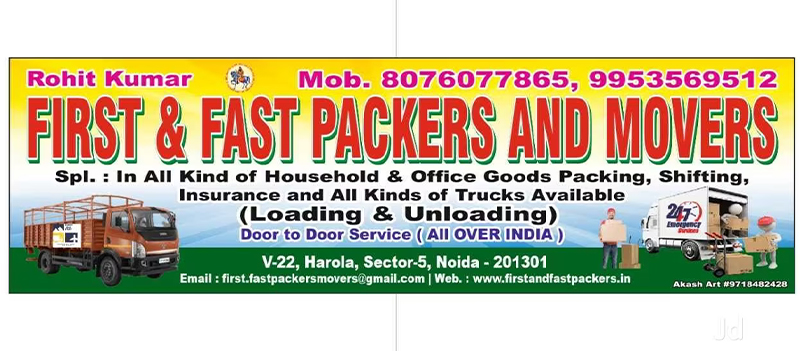 First & Fast Packers And Movers