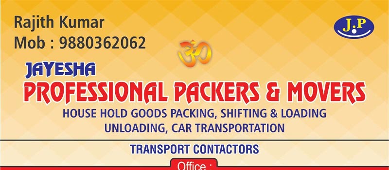 Jayesha Professional Packer & Movers