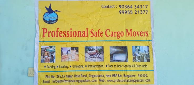 Professional Safe Cargo Movers Bangalore