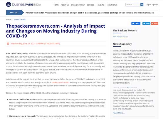 business wire india